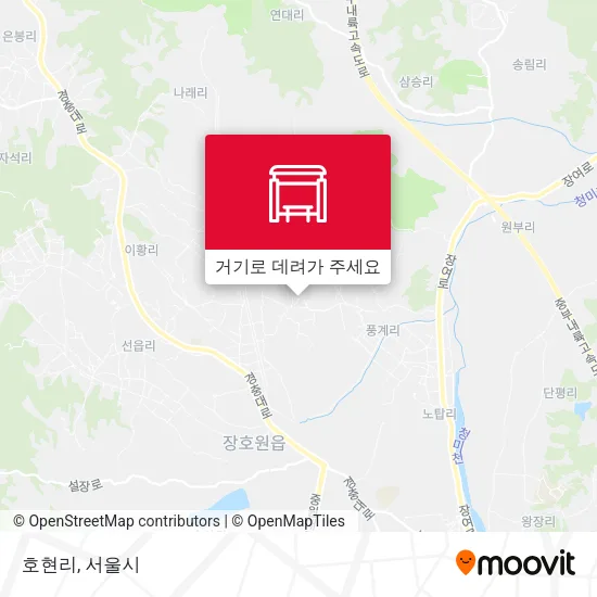 호현리 지도