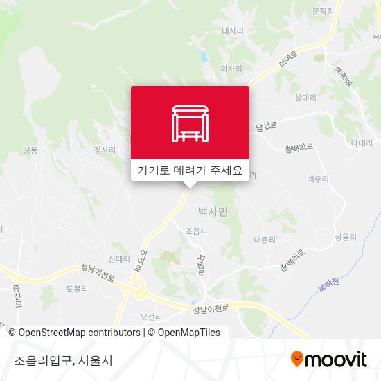 조읍리입구 지도