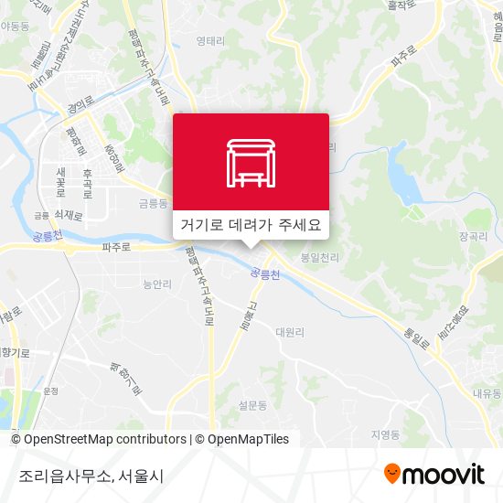 조리읍사무소 지도