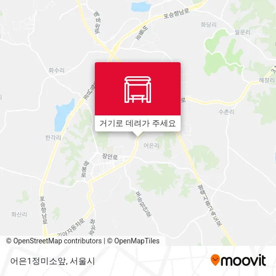 어은1정미소앞 지도
