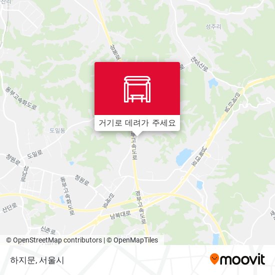 하지문 지도
