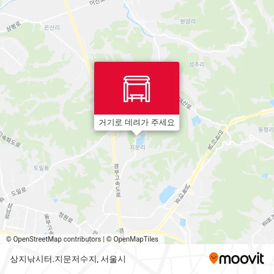 상지낚시터.지문저수지 지도