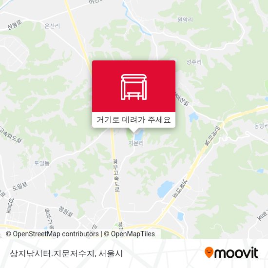 상지낚시터.지문저수지 지도