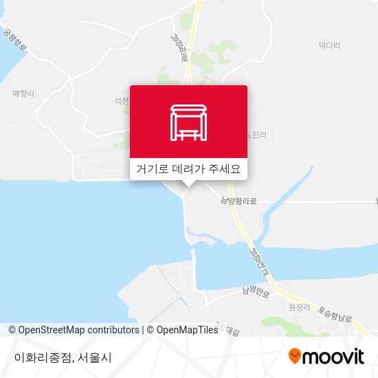 이화리종점 지도