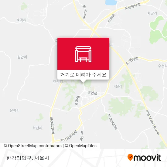 한각리입구 지도