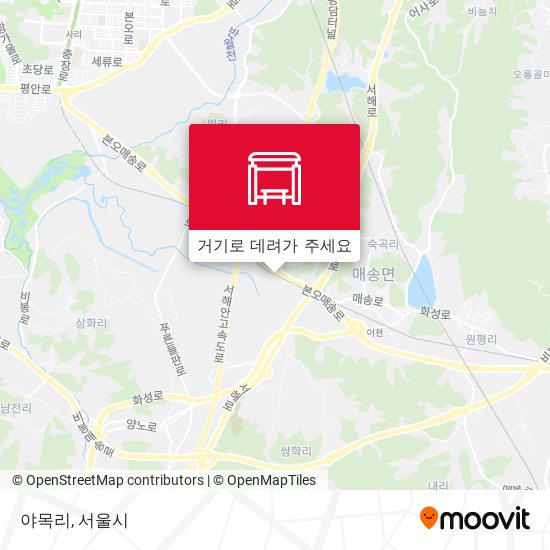 야목리 지도