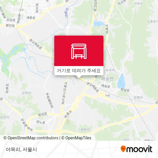 야목리 지도