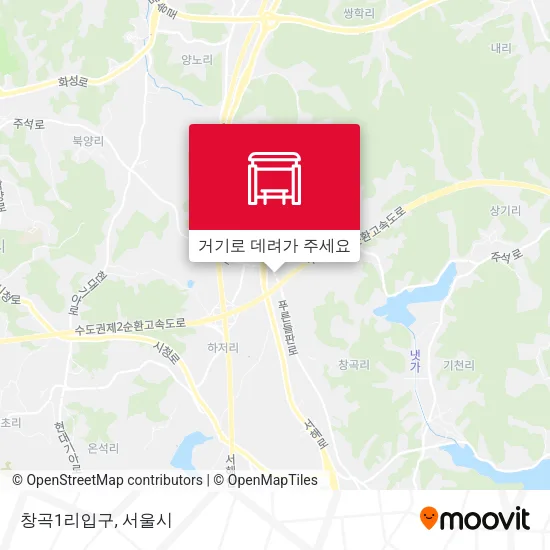 창곡1리입구 지도