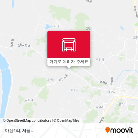 마산1리 지도