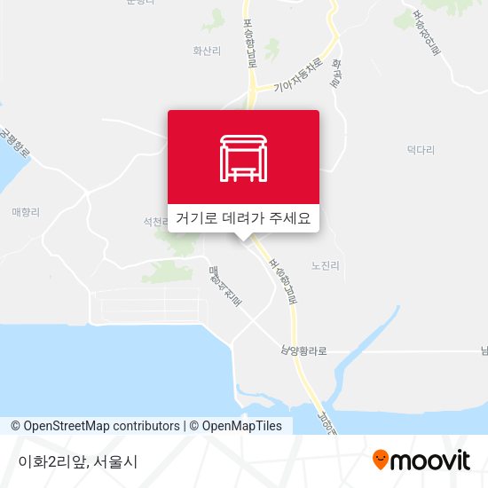 이화2리앞 지도