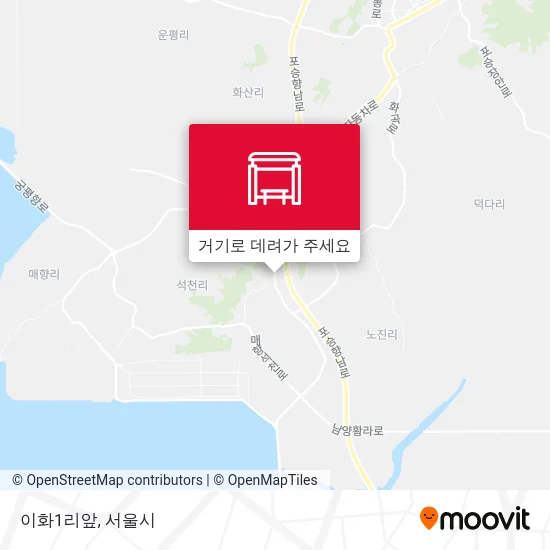 이화1리앞 지도