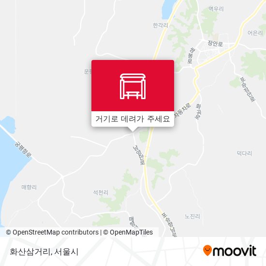 화산삼거리 지도