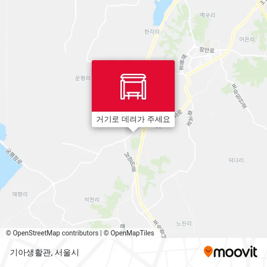 기아생활관 지도