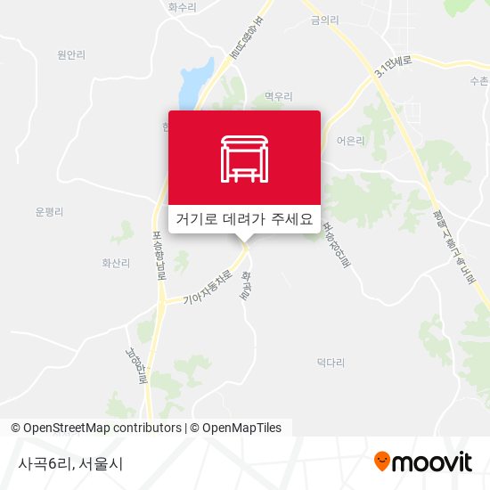 사곡6리 지도