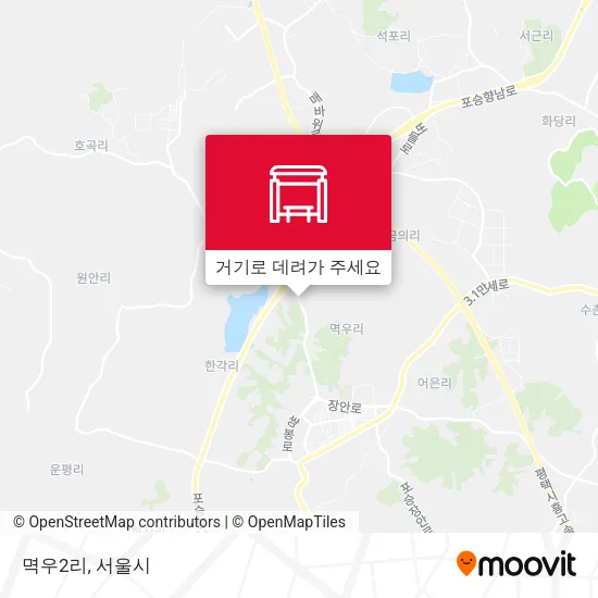멱우2리 지도