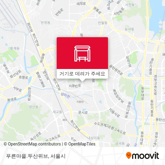 푸른마을.두산위브 지도