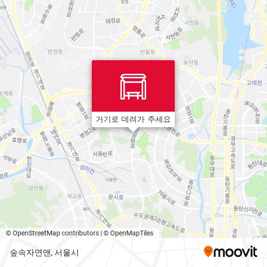 숲속자연앤 지도