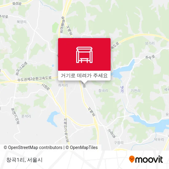 창곡1리 지도