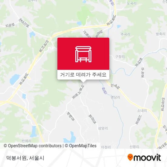 덕봉서원 지도
