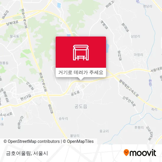 금호어울림 지도
