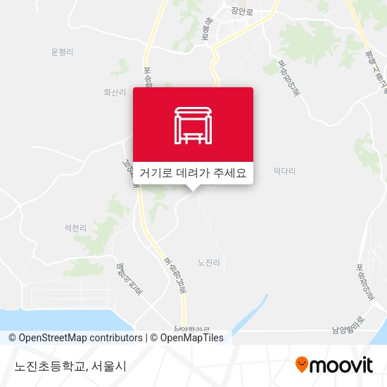 노진초등학교 지도