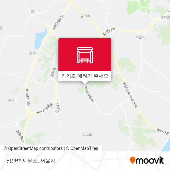 장안면사무소 지도