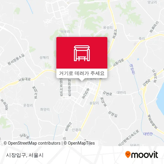 시장입구 지도