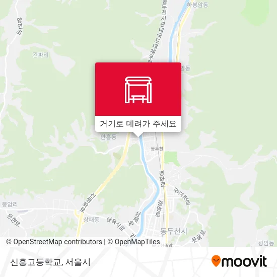 신흥고등학교 지도