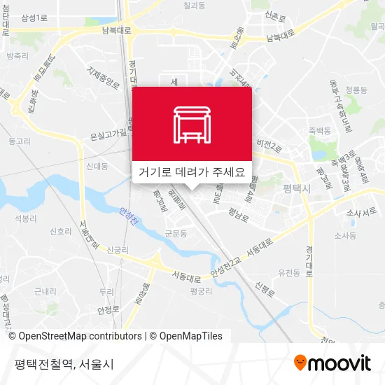 평택전철역 지도