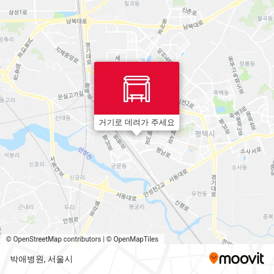 박애병원 지도