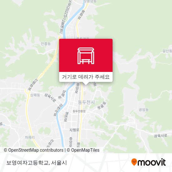 보영여자고등학교 지도