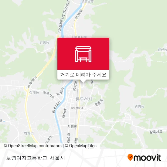 보영여자고등학교 지도