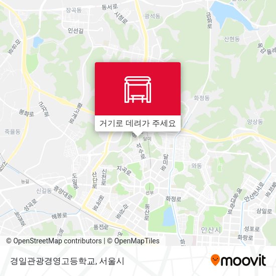 경일관광경영고등학교 지도