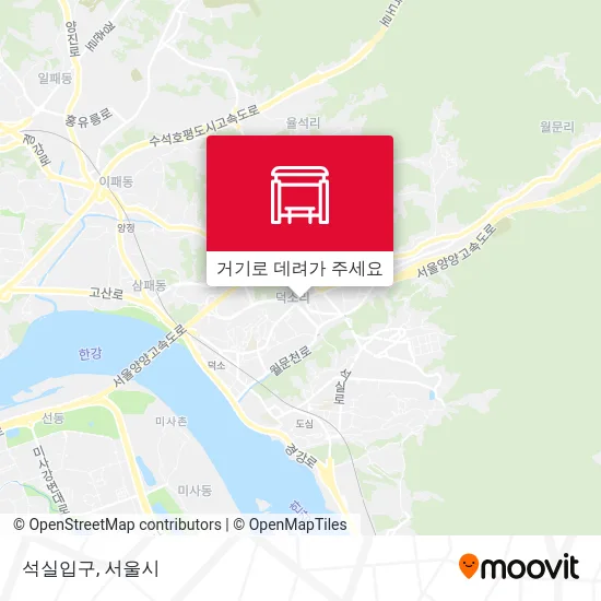 석실입구 지도
