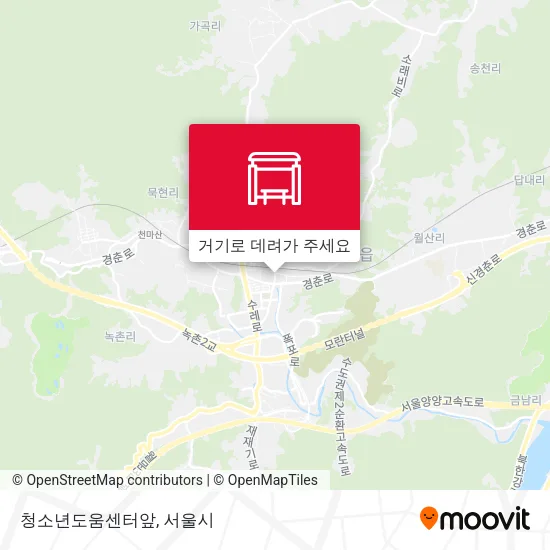 청소년도움센터앞 지도