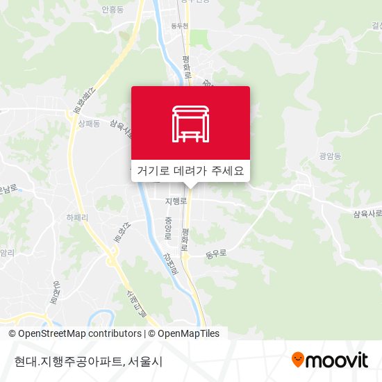현대.지행주공아파트 지도