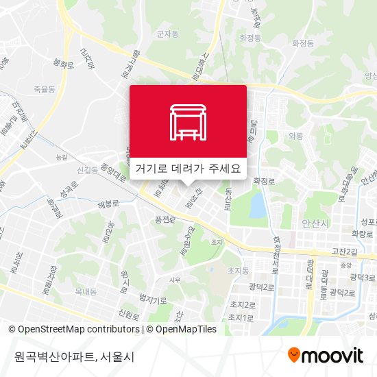 원곡벽산아파트 지도