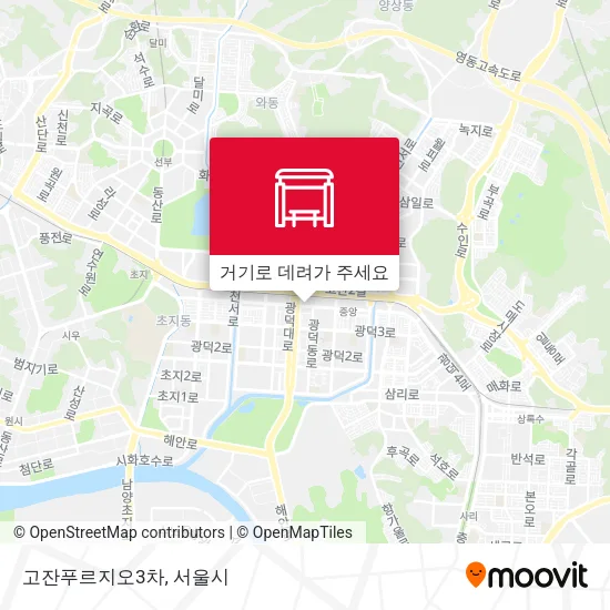 고잔푸르지오3차 지도
