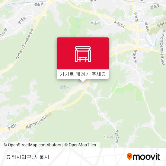 묘적사입구 지도