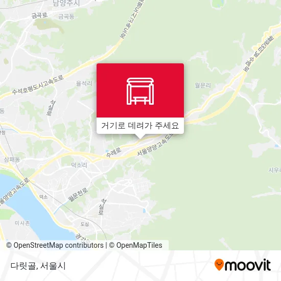 다릿골 지도