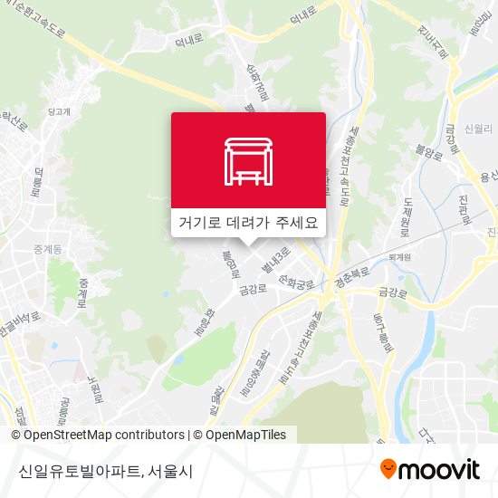 신일유토빌아파트 지도