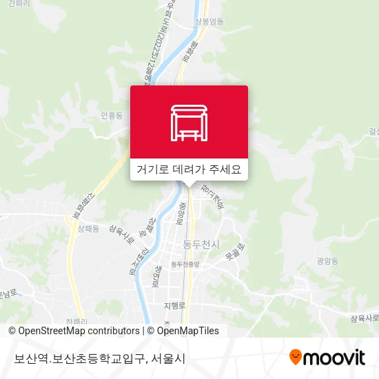 보산역.보산초등학교입구 지도