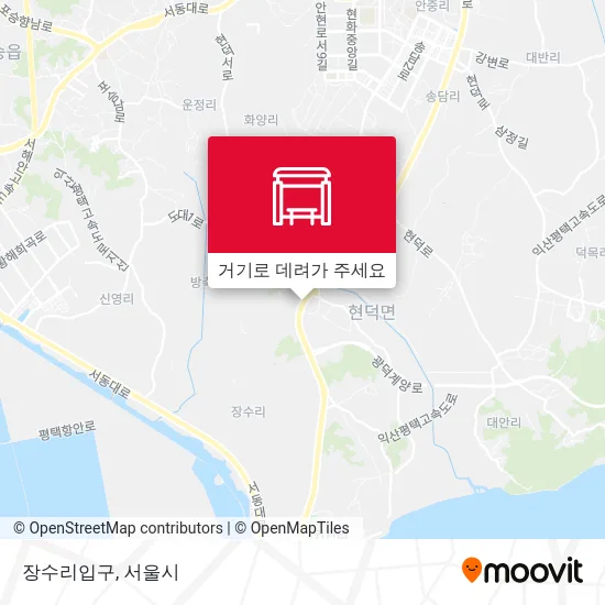 장수리입구 지도
