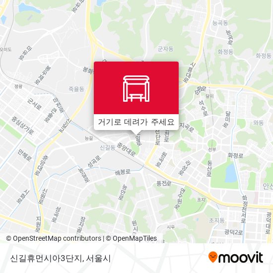 신길휴먼시아3단지 지도