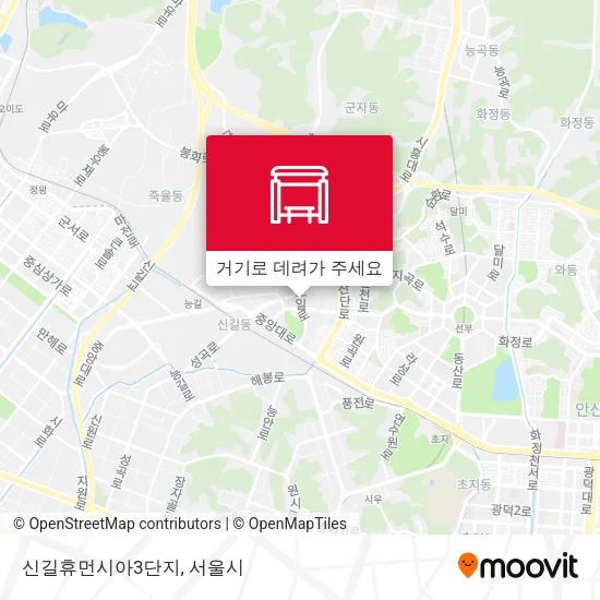 신길휴먼시아3단지 지도