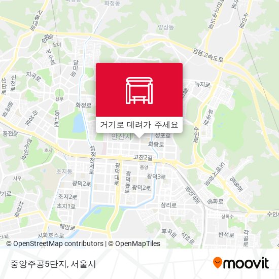 중앙주공5단지 지도