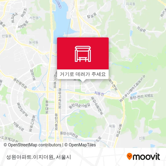 성원아파트.이지더원 지도