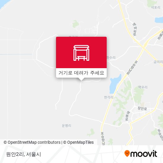 원안2리 지도