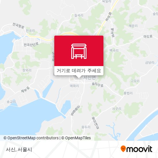 서신 지도