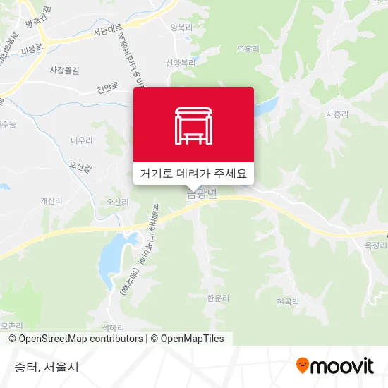 중터 지도